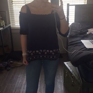 New Francesca’s tie strap top